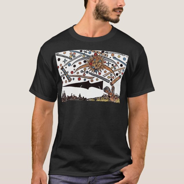 Nürnberg-Ufo-siktningen 1561 T Shirt (Framsida)