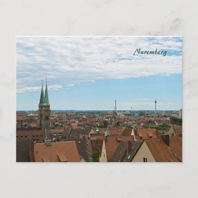 Nürnberg vykort (Framsida)