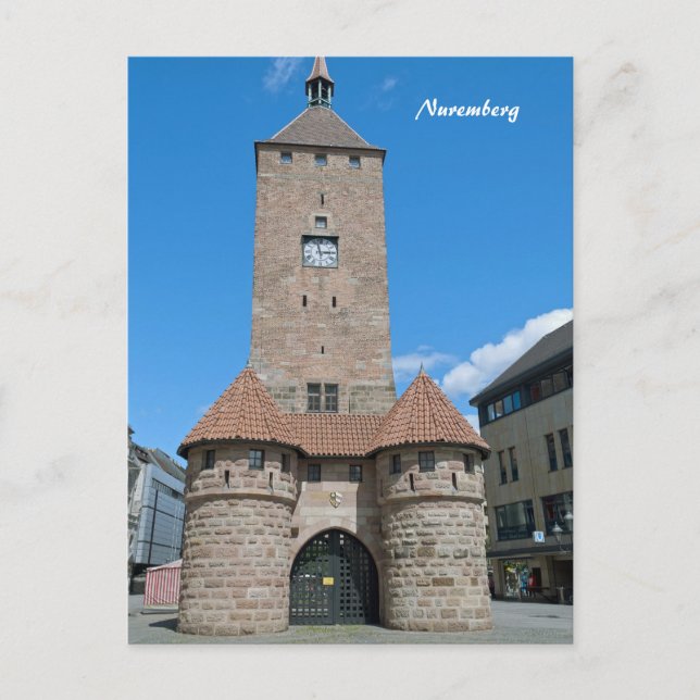 Nürnberg vykort (Framsida)