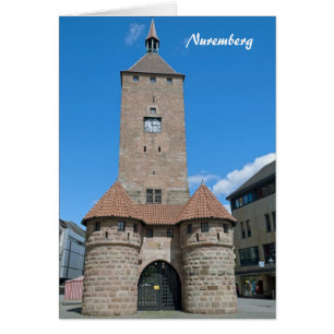 Nürnberg vykort hälsningskort