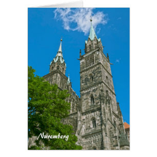 Nürnberg vykort hälsningskort