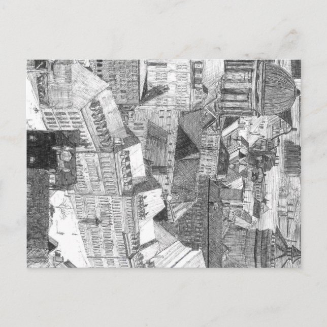 Nürnberg Zentrum Mittelfranken Vykort (Framsida)