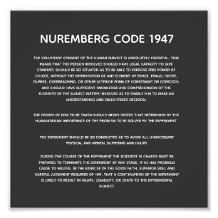 Nürnbergkoden. Akrylutskrift Fototryck
