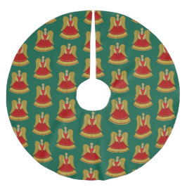 Nürnbergs julängel julgransmatta borstad polyester