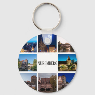 Nürnbergslandskap Nyckelring