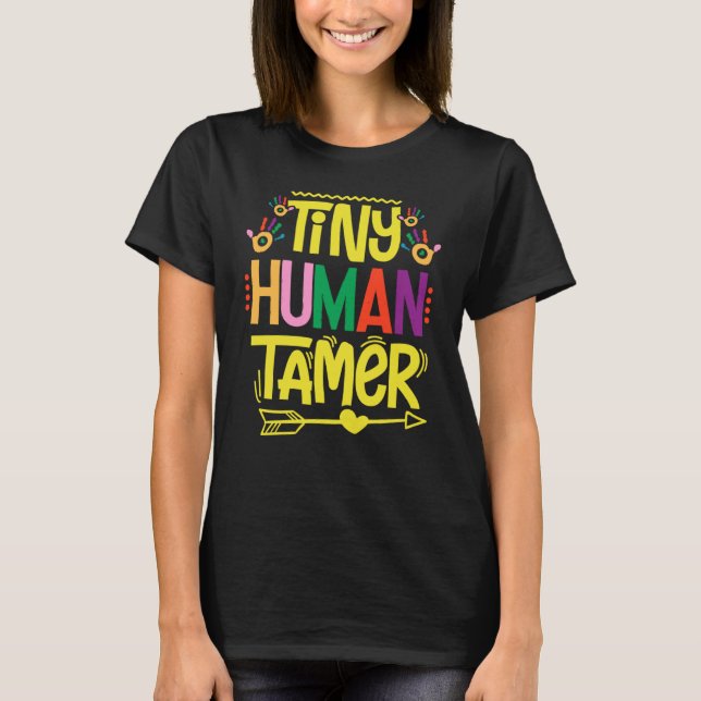 Nurs för barnomsorgsleverantör för dagvård t shirt (Framsida)