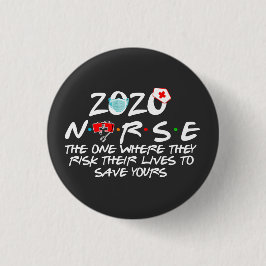 Nurse 2020 Essential-arbetare Knapp