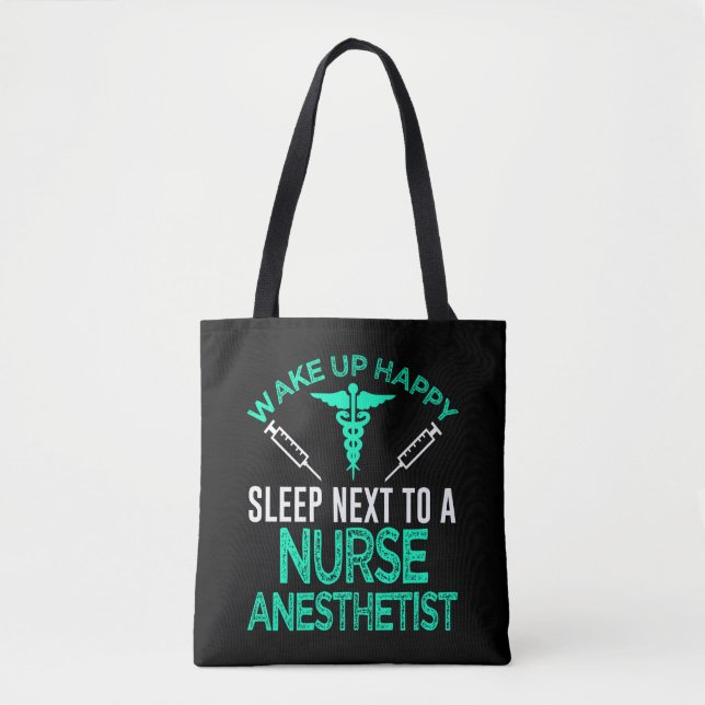 Nurse Anestetist RN Registered Nurse Gift CRNA Tygkasse (Framsida)
