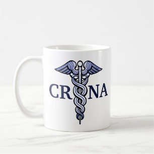Nurse Anesthetist Caduceus Anpassade Namn 11oz Kaffemugg