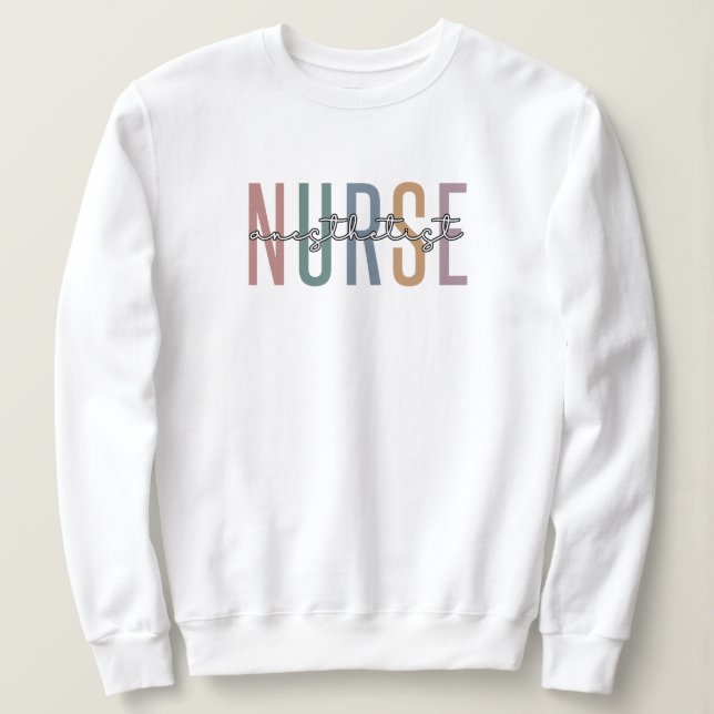 Nurse Anesthetist CRNA Gifts for anestesiologists T Shirt (Design framsida)