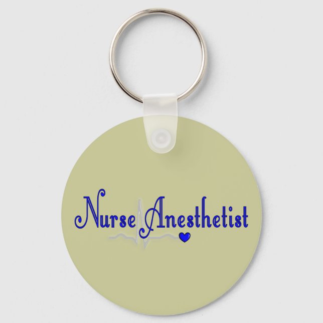 Nurse Anesthetist Gifts Nyckelring (Framsida)