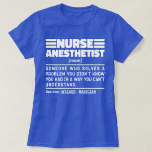 Nurse Anesthetist Noun Nursing Specialist Funny T Shirt