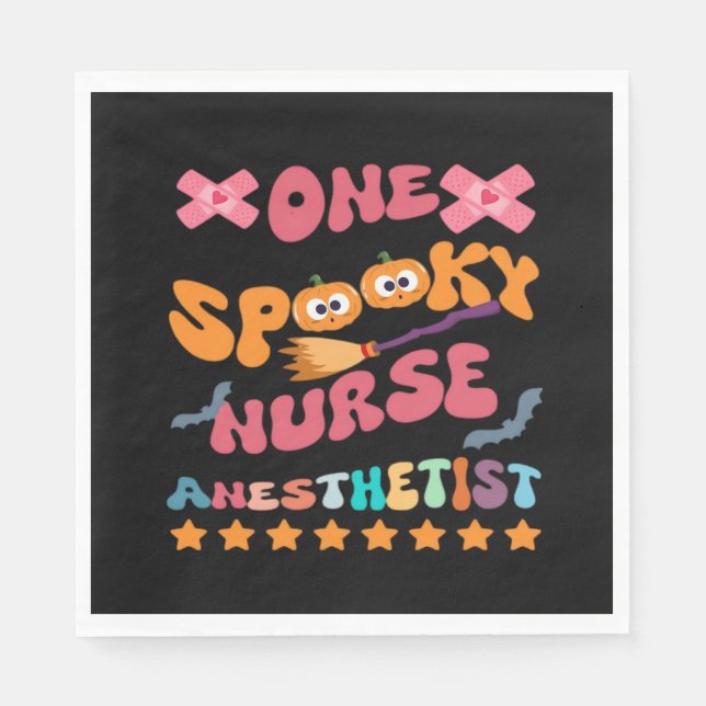 Nurse Anesthetist - One Spooky Nurse Anesthetist - Pappersservett (Framsidan)
