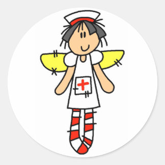 Nurse Angel Runt Klistermärke