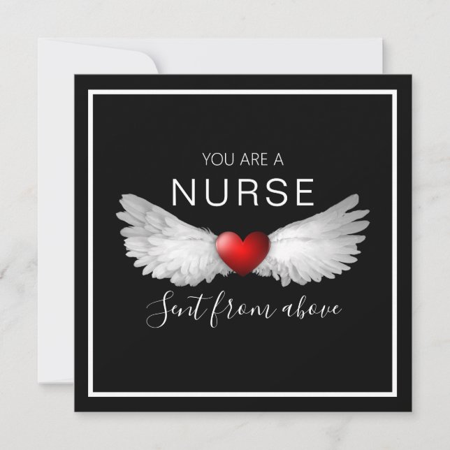 Nurse Angel Vingar Heart Tack (Framsida)
