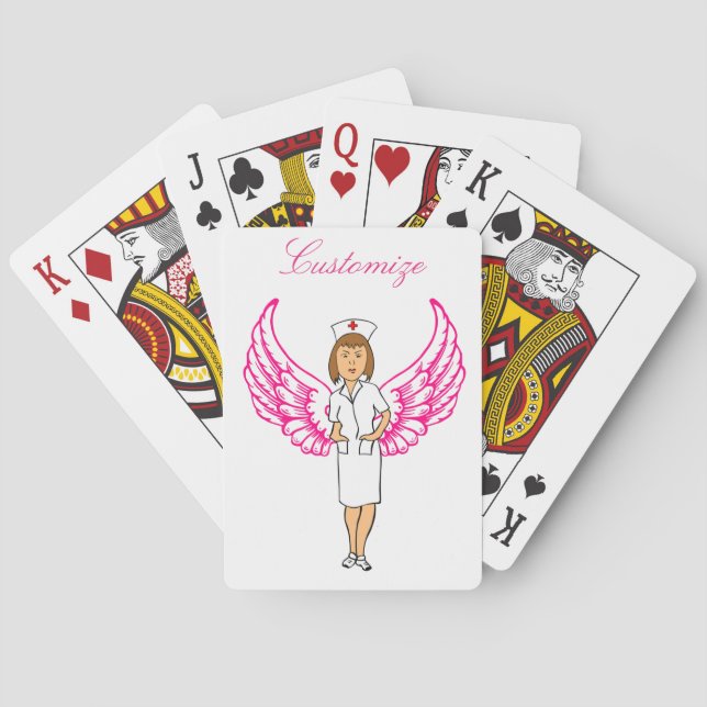 Nurse Angel Vingar Thunder_Cove Casinokort (Baksidan)