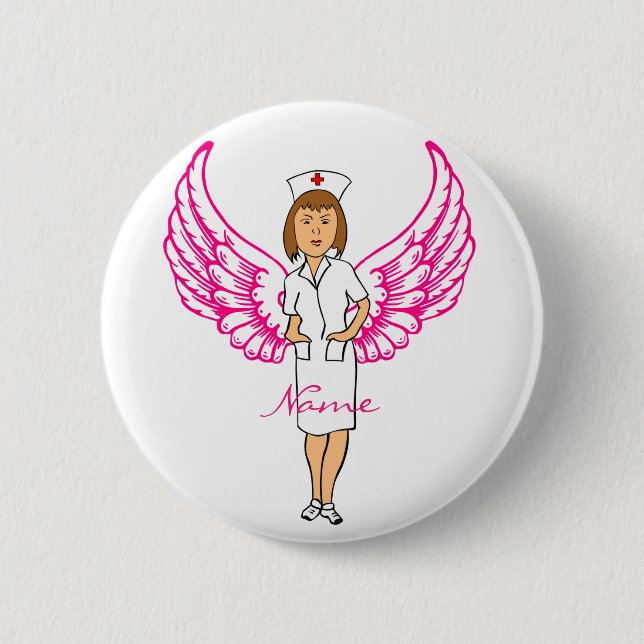Nurse Angel Vingar Thunder_Cove Knapp (Framsida)