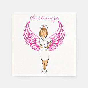 Nurse Angel Vingar Thunder_Cove Pappersservett