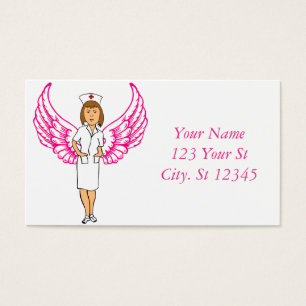 Nurse Angel Vingar Thunder_Cove Visitkort
