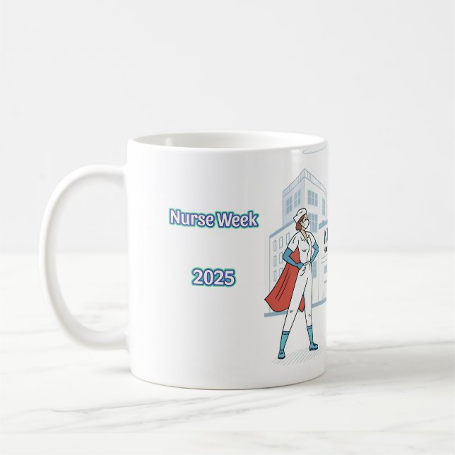 Nurse Appreciation Art  Mug Design Kaffemugg (Vänster)