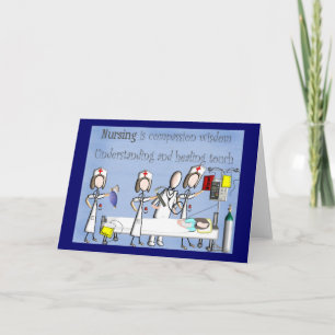 Nurse Art Gifts Kort