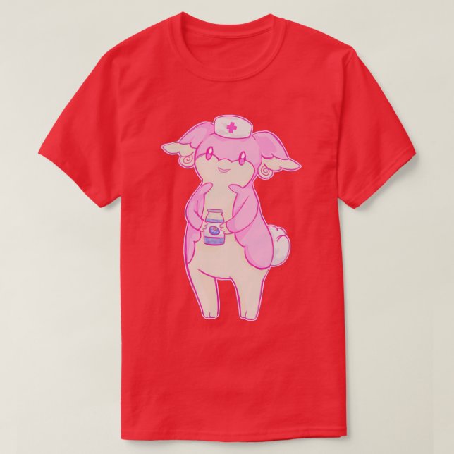 Nurse Audino T Shirt (Design framsida)
