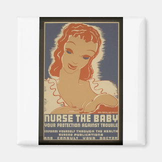 Nurse Baby magnet