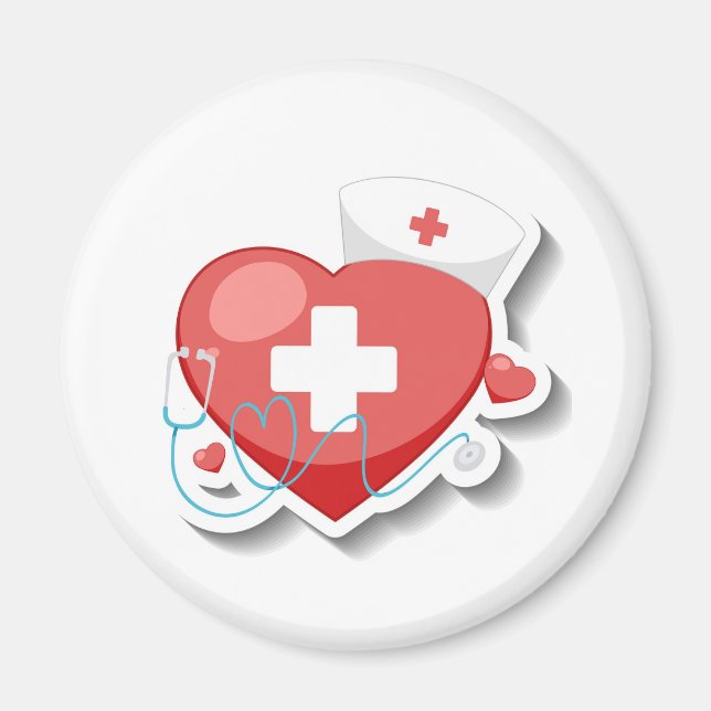 Nurse Badge Magnet (Framsidan)