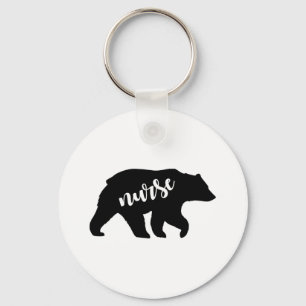 Nurse Bear Nyckelring