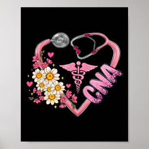 Nurse bröstcancer Månad CNA Auktoriserad Sjuksköte Poster