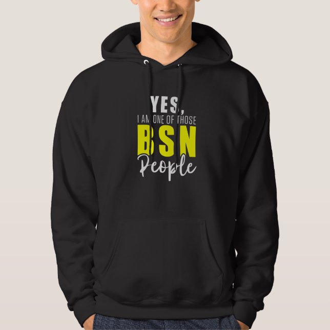 Nurse Bsn Student Student, Studenten Hoodie (Framsida)