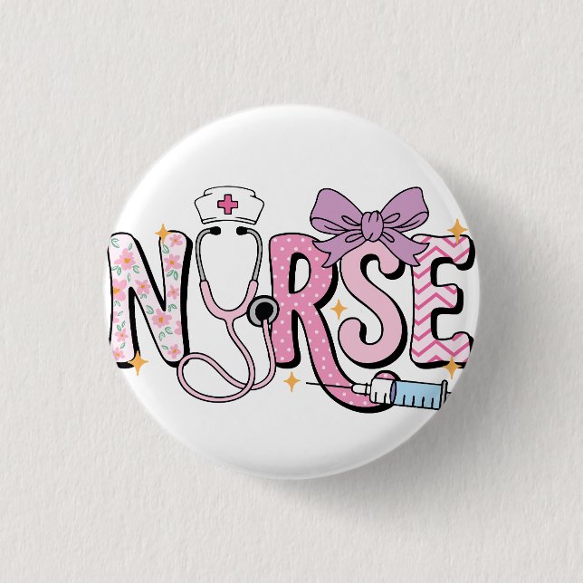 Nurse Button Knapp (Framsida)