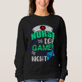 Nurse by Day Gamer by Night T Shirt