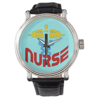 Nurse Caduceus (Anpassningsbar Färg Change Backgro Armbandsur