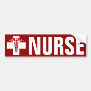 Nurse Caduceus Bildekal