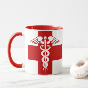 Nurse Caduceus Mugg