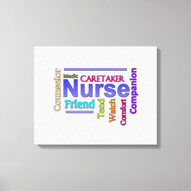 Nurse Canvas Art (Framsida)