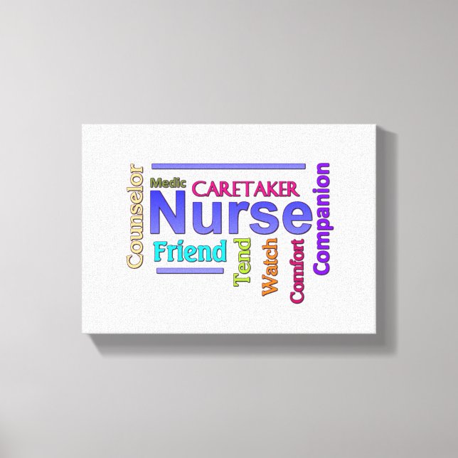 Nurse Canvas Art (Framsida)