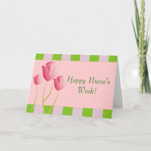 Nurse Card Lycklig Nurse's Week Kort