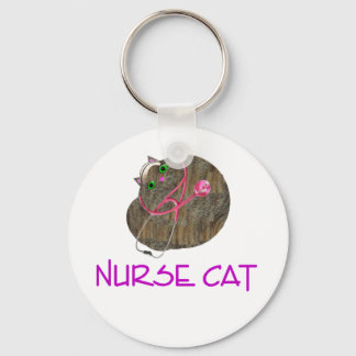 Nurse Cat Kechain Nyckelring