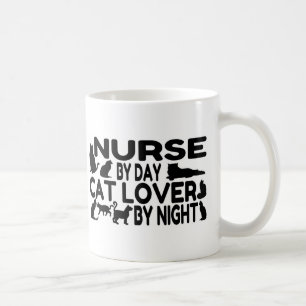 Nurse Cat Lover Kaffemugg