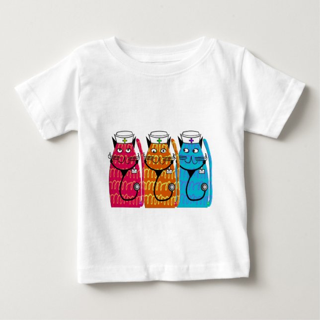 Nurse Cats T-shirt (Framsida)