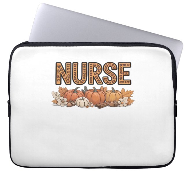 NURSE Classic T-Shirt Laptop Fodral (Framsidan)