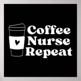 Nurse Coffee Älskare Poster