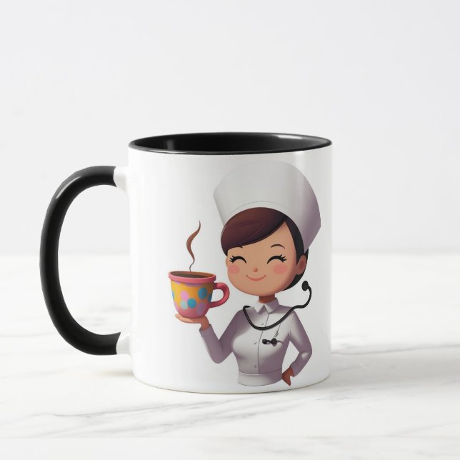Nurse Coffee Lover Mug Mugg (Vänster)