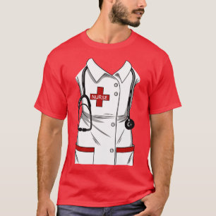 Nurse Costume Funny RN LPN Costumes T Shirt