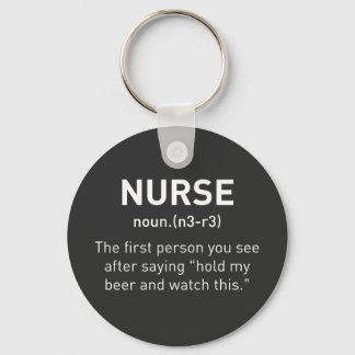 Nurse Definition Funny | Registrerade sjukskötersk Nyckelring