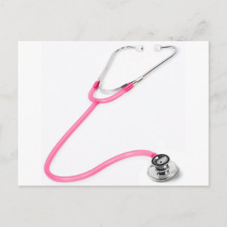 Nurse Doktor Rosa Stethoscope EMT Vykort