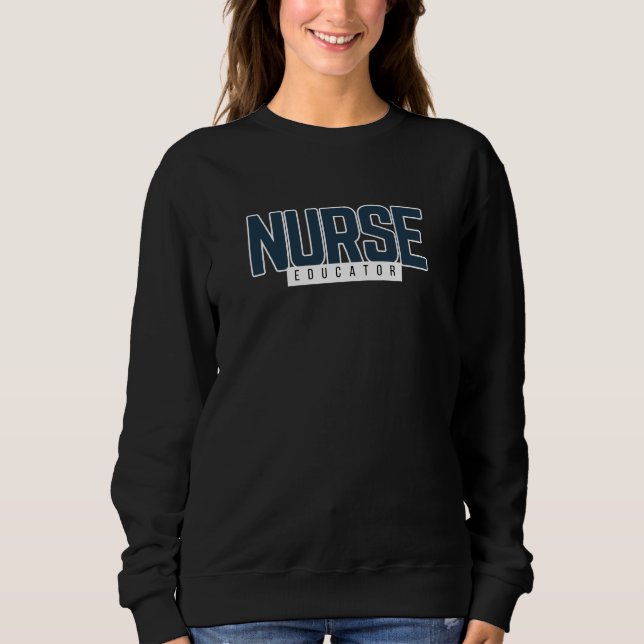 Nurse Educator - Nursing Faculty Apparel T Shirt (Framsida)