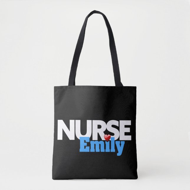 Nurse Emily Show Tote Tygkasse (Framsida)